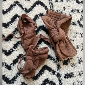 Kate Quinn booties and headband bundle size medium